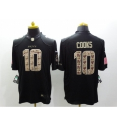 Nike New Orleans Saints 10 Brandin Cooks Black Limited Salute to Service NFL Jersey Nike New Orleans Saints 10 Brandin Cooks Black Limited Salute to Service NFL Jersey