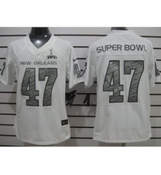 Nike New Orleans Saints 47Th White Limited Super Bowl NFL Jersey Nike New Orleans Saints 47Th White Limited Super Bowl NFL Jersey
