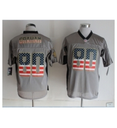 Nike New Orleans Saints 80 Jimmy Graham Grey Elite USA Flag Fashion Shadow NFL Jersey Nike New Orleans Saints 80 Jimmy Graham Grey Elite USA Flag Fashion Shadow NFL Jersey