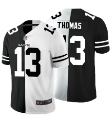 Nike Saints 13 Michael Thomas Black And White Split Vapor Untouchable Limited Jersey Nike Saints 13 Michael Thomas Black And White Split Vapor Untouchable Limited Jersey