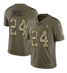 Nike Saints #24 Vonn Bell Olive Camo Mens Stitched NFL Limited 2017 Salute To Service Jersey Nike Saints #24 Vonn Bell Olive Camo Mens Stitched NFL Limited 2017 Salute To Service Jersey