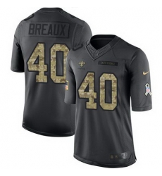Nike Saints #40 Delvin Breaux Black Mens Stitched NFL Limited 2016 Salute To Service Jersey Nike Saints #40 Delvin Breaux Black Mens Stitched NFL Limited 2016 Salute To Service Jersey