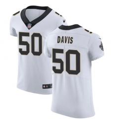 Nike Saints #50 DeMario Davis White Mens Stitched NFL Vapor Untouchable Elite Jersey Nike Saints #50 DeMario Davis White Mens Stitched NFL Vapor Untouchable Elite Jersey