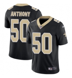 Nike Saints #50 Stephone Anthony Black Team Color Mens Stitched NFL Vapor Untouchable Limited Jersey Nike Saints #50 Stephone Anthony Black Team Color Mens Stitched NFL Vapor Untouchable Limited Jersey