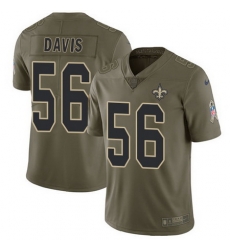 Nike Saints #56 DeMario Davis Olive Mens Stitched NFL Limited 2017 Salute To Service Jersey Nike Saints #56 DeMario Davis Olive Mens Stitched NFL Limited 2017 Salute To Service Jersey