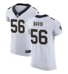 Nike Saints #56 DeMario Davis White Mens Stitched NFL Vapor Untouchable Elite Jersey Nike Saints #56 DeMario Davis White Mens Stitched NFL Vapor Untouchable Elite Jersey