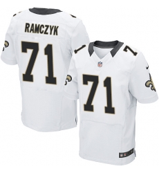 Nike Saints #71 Ryan Ramczyk White Mens Stitched NFL Elite Jersey Nike Saints #71 Ryan Ramczyk White Mens Stitched NFL Elite Jersey