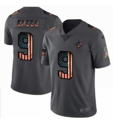 Nike Saints 9 Drew Brees 2019 Salute To Service USA Flag Fashion Limited Jersey Nike Saints 9 Drew Brees 2019 Salute To Service USA Flag Fashion Limited Jersey