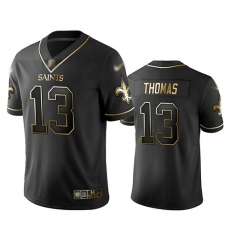 Saints 13 Michael Thomas Black Men Stitched Football Limited Golden Edition Jersey Saints 13 Michael Thomas Black Men Stitched Football Limited Golden Edition Jersey