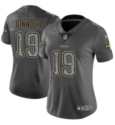 Nike Saints #19 Ted Ginn Jr Gray Static Womens NFL Vapor Untouchable Game Jersey Nike Saints #19 Ted Ginn Jr Gray Static Womens NFL Vapor Untouchable Game Jersey
