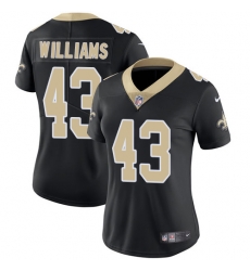 Nike Saints #43 Marcus Williams Black Team Color Womens Stitched NFL Vapor Untouchable Limited Jersey Nike Saints #43 Marcus Williams Black Team Color Womens Stitched NFL Vapor Untouchable Limited Jersey