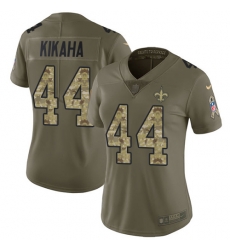 Nike Saints #44 Hau oli Kikaha Olive Camo Womens Stitched NFL Limited 2017 Salute to Service Jersey Nike Saints #44 Hau oli Kikaha Olive Camo Womens Stitched NFL Limited 2017 Salute to Service Jersey