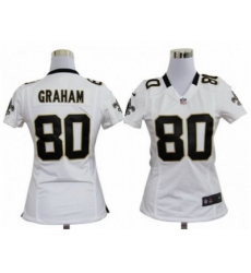 Nike Women New Orleans Saints #80 Jimmy Graham White Jerseys Nike Women New Orleans Saints #80 Jimmy Graham White Jerseys