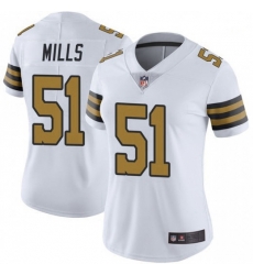 Women New Orleans Saints 51 Sam Mills Color Rush Limited Jersey Women New Orleans Saints 51 Sam Mills Color Rush Limited Jersey