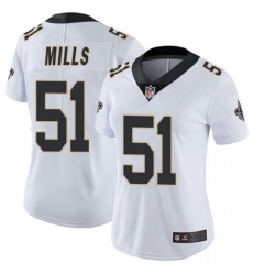 Women New Orleans Saints 51 Sam Mills White Vapor Untouchable Limited Jersey Women New Orleans Saints 51 Sam Mills White Vapor Untouchable Limited Jersey