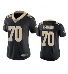 Women New Orleans Saints 70 Trevor Penning Black Vapor Untouchable Limited Stitched Jersey Women New Orleans Saints 70 Trevor Penning Black Vapor Untouchable Limited Stitched Jersey