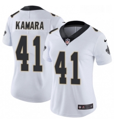 Womens Nike New Orleans Saints 41 Alvin Kamara Elite White NFL Jersey Womens Nike New Orleans Saints 41 Alvin Kamara Elite White NFL Jersey