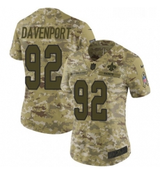 Womens Nike New Orleans Saints 92 Marcus Davenport Limited Camo 2018 Salute to Service NFL Jersey Womens Nike New Orleans Saints 92 Marcus Davenport Limited Camo 2018 Salute to Service NFL Jersey