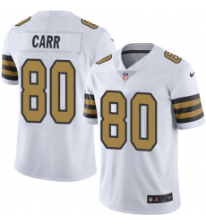 Limited Nike White Youth Austin Carr Jersey NFL 80 New Orleans Saints Rush Vapor Untouchable Limited Nike White Youth Austin Carr Jersey NFL 80 New Orleans Saints Rush Vapor Untouchable