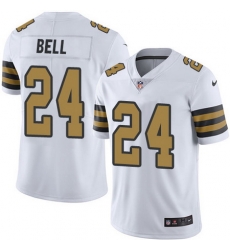 Nike Saints #24 Vonn Bell White Youth Stitched NFL Limited Rush Jersey Nike Saints #24 Vonn Bell White Youth Stitched NFL Limited Rush Jersey