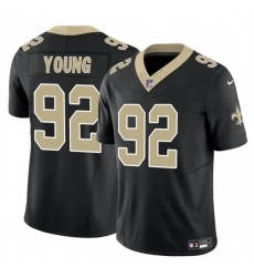 Youth New Orleans Saints 92 Chase Young Black 2023 F U S E Vapor Limited Stitched Football Jersey Youth New Orleans Saints 92 Chase Young Black 2023 F U S E Vapor Limited Stitched Football Jersey
