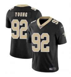 Youth New Orleans Saints 92 Chase Young Black Vapor Limited Stitched Football Jersey Youth New Orleans Saints 92 Chase Young Black Vapor Limited Stitched Football Jersey