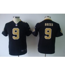 Youth Nike NFL new orleans Saints #9 brees Black Jersey Youth Nike NFL new orleans Saints #9 brees Black Jersey