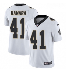 Youth Nike New Orleans Saints 41 Alvin Kamara White Vapor Untouchable Limited Player NFL Jersey Youth Nike New Orleans Saints 41 Alvin Kamara White Vapor Untouchable Limited Player NFL Jersey