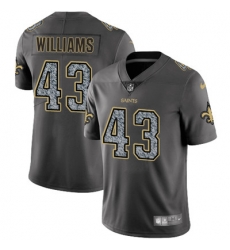 Youth Nike Saints #43 Marcus Williams Gray Static NFL Vapor Untouchable Game Jersey Youth Nike Saints #43 Marcus Williams Gray Static NFL Vapor Untouchable Game Jersey