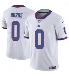 Men New York Giants 0 Brian Burns White Limited Stitched Jersey Men New York Giants 0 Brian Burns White Limited Stitched Jersey