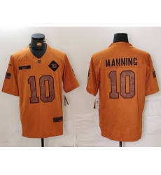 Men New York Giants 10 Eli Manning 2023 Brown Salute To Service Limited Stitched Football Jersey Men New York Giants 10 Eli Manning 2023 Brown Salute To Service Limited Stitched Football Jersey