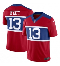 Men New York Giants 13 Jalin Hyatt Century Red Alternate Vapor F U S E Limited Stitched Football Jersey Men New York Giants 13 Jalin Hyatt Century Red Alternate Vapor F U S E Limited Stitched Football Jersey