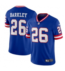 Men New York Giants 26 Saquon Barkley Royal Classic Vapor Limited Stitched Jersey Men New York Giants 26 Saquon Barkley Royal Classic Vapor Limited Stitched Jersey