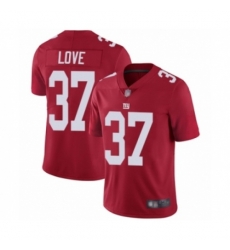 Men New York Giants #37 Julian Love Red Alternate Vapor Untouchable Limited Player Football Jersey Men New York Giants #37 Julian Love Red Alternate Vapor Untouchable Limited Player Football Jersey