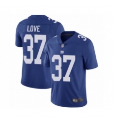 Men New York Giants #37 Julian Love Royal Blue Team Color Vapor Untouchable Limited Player Football Jersey Men New York Giants #37 Julian Love Royal Blue Team Color Vapor Untouchable Limited Player Football Jersey