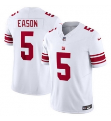 Men New York Giants 5 Jacob Eason White 2023 F U S E Vapor Untouchable Limited Stitched Jersey Men New York Giants 5 Jacob Eason White 2023 F U S E Vapor Untouchable Limited Stitched Jersey