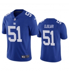 Men New York Giants 51 Azeez Ojulari Blue Vapor Untouchable Limited Stitched Jersey Men New York Giants 51 Azeez Ojulari Blue Vapor Untouchable Limited Stitched Jersey