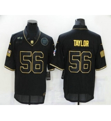 Men New York Giants 56 Lawrence Taylor Black Gold 2020 Salute To Service Stitched NFL Nike Limited Jersey Men New York Giants 56 Lawrence Taylor Black Gold 2020 Salute To Service Stitched NFL Nike Limited Jersey