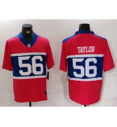 Men New York Giants 56 Lawrence Taylor Century Red Alternate Vapor F U S E Limited Stitched Football Jersey Men New York Giants 56 Lawrence Taylor Century Red Alternate Vapor F U S E Limited Stitched Football Jersey