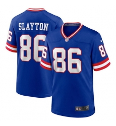 Men New York Giants 86 Darius Slayton Royal Classic Retired Player Stitched Game Jersey Men New York Giants 86 Darius Slayton Royal Classic Retired Player Stitched Game Jersey