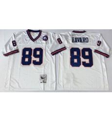 Men New York Giants 89 Mark Bavaro White M&N Throwback Jersey Men New York Giants 89 Mark Bavaro White M&N Throwback Jersey