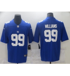 Men New York Giants 99 Williams Blue Nike Vapor Untouchable Limited 2021 NFL Jersey Men New York Giants 99 Williams Blue Nike Vapor Untouchable Limited 2021 NFL Jersey