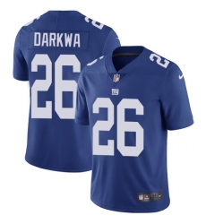 Men Nike Giants #26 Orleans Darkwa Royal Blue Team Color Stitched NFL Vapor Untouchable Limited Jersey Men Nike Giants #26 Orleans Darkwa Royal Blue Team Color Stitched NFL Vapor Untouchable Limited Jersey