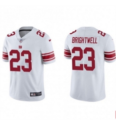 Men's New York Giants #23 Gary Brightwell White Vapor Untouchable Limited Stitched Jersey Men's New York Giants #23 Gary Brightwell White Vapor Untouchable Limited Stitched Jersey