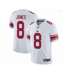 Mens New York Giants 8 Daniel Jones White Vapor Untouchable Limited Player Football Jersey Mens New York Giants 8 Daniel Jones White Vapor Untouchable Limited Player Football Jersey