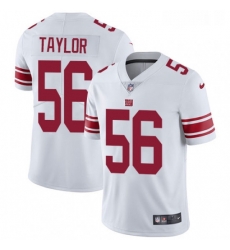 Mens Nike New York Giants 56 Lawrence Taylor White Vapor Untouchable Limited Player NFL Jersey Mens Nike New York Giants 56 Lawrence Taylor White Vapor Untouchable Limited Player NFL Jersey