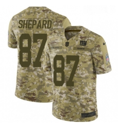 Mens Nike New York Giants 87 Sterling Shepard Limited Camo 2018 Salute to Service NFL Jersey Mens Nike New York Giants 87 Sterling Shepard Limited Camo 2018 Salute to Service NFL Jersey