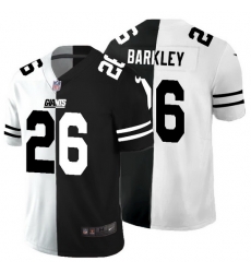 New York Giants 26 Saquon Barkley Men Black V White Peace Split Nike Vapor Untouchable Limited NFL Jersey New York Giants 26 Saquon Barkley Men Black V White Peace Split Nike Vapor Untouchable Limited NFL Jersey