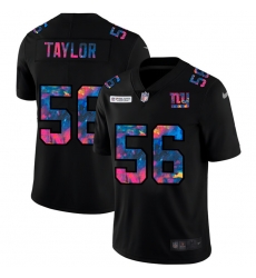 New York Giants 56 Lawrence Taylor Men Nike Multi Color Black 2020 NFL Crucial Catch Vapor Untouchable Limited Jersey New York Giants 56 Lawrence Taylor Men Nike Multi Color Black 2020 NFL Crucial Catch Vapor Untouchable Limited Jersey