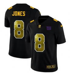 New York Giants 8 Daniel Jones Men Black Nike Golden Sequin Vapor Limited NFL Jersey New York Giants 8 Daniel Jones Men Black Nike Golden Sequin Vapor Limited NFL Jersey
